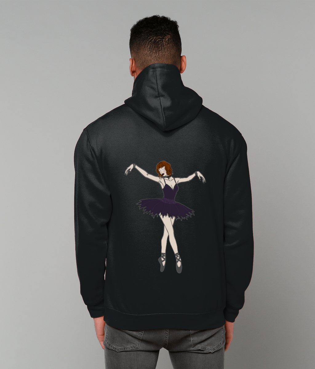 Unisex Gothic Ballerina Pullover hoodie