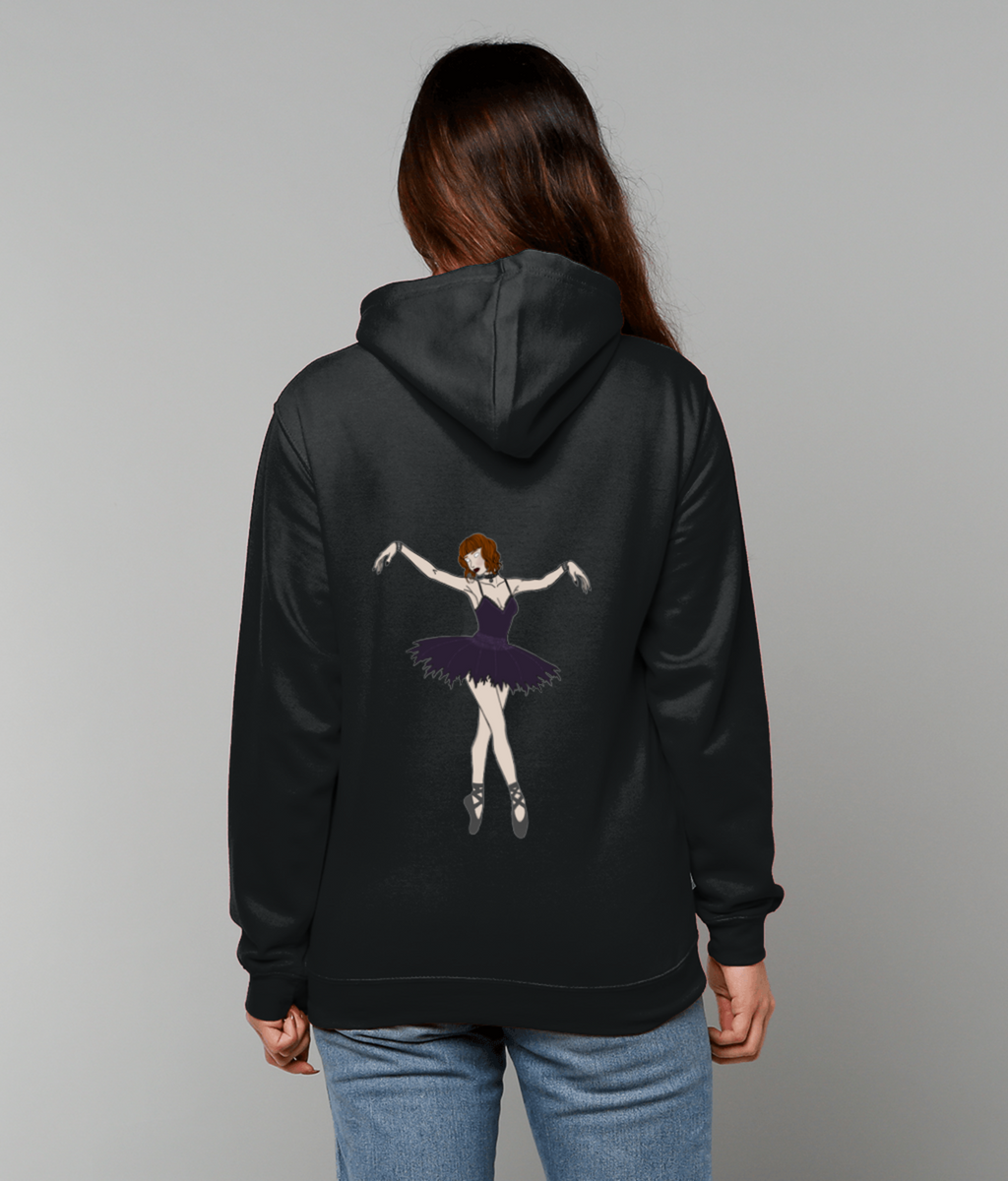 Unisex Gothic Ballerina Pullover hoodie